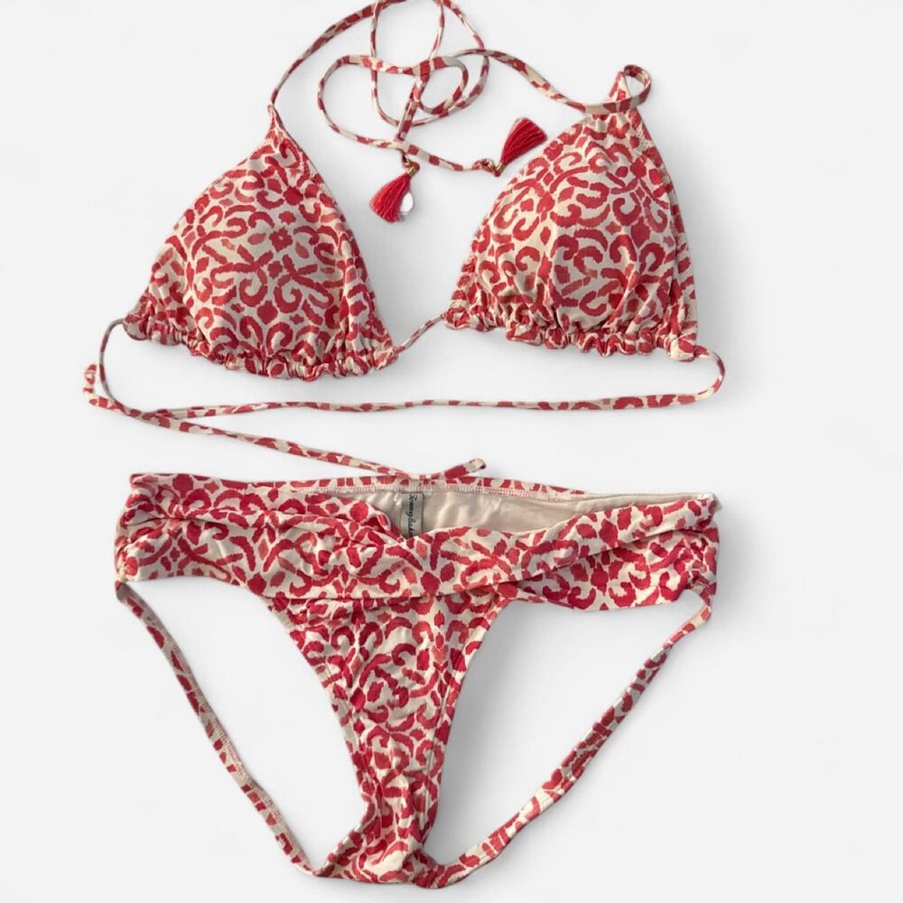 Tommy-bahama Women's Red and Pink Bikinis-and-tankini-sets